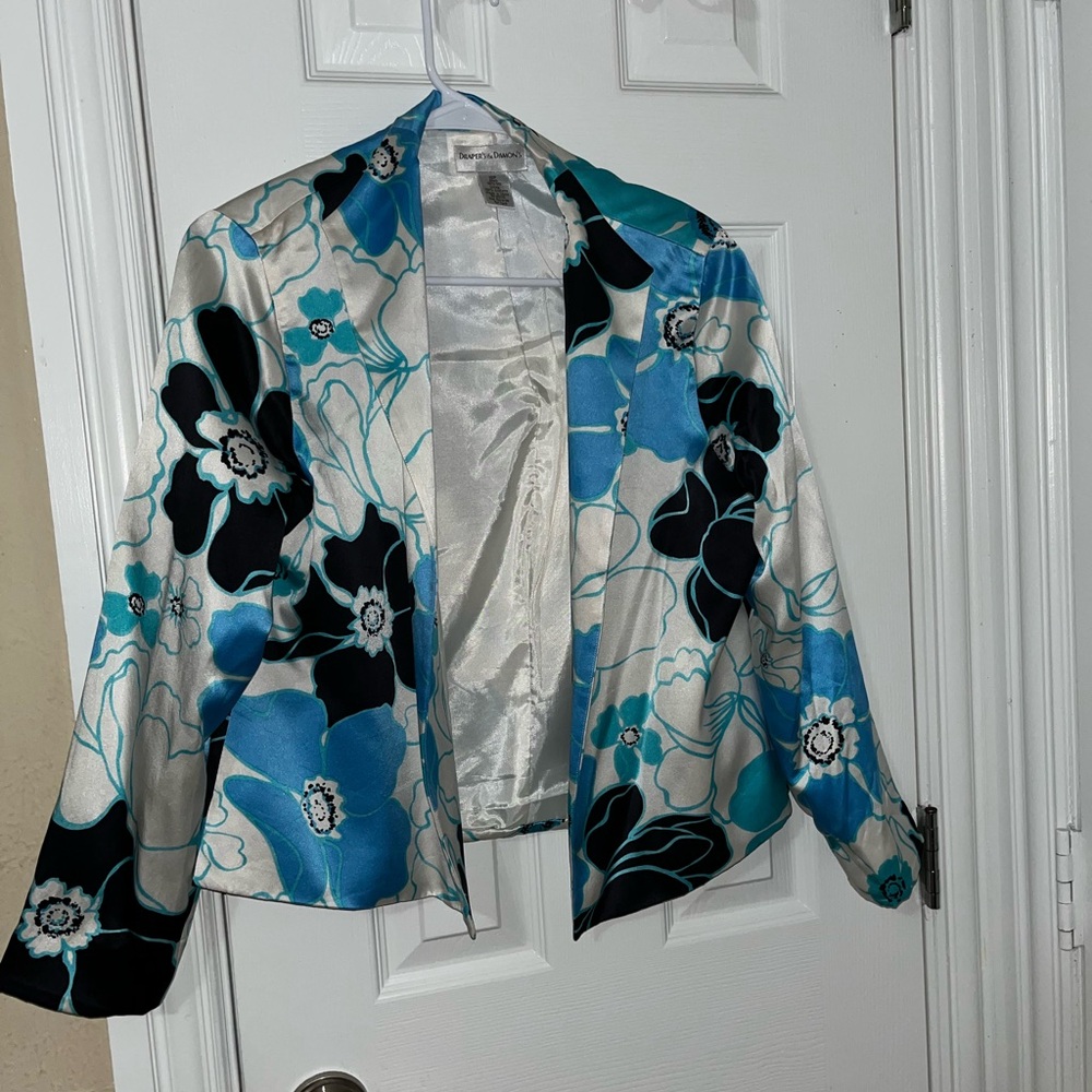 Elegant Floral Women's Blazer